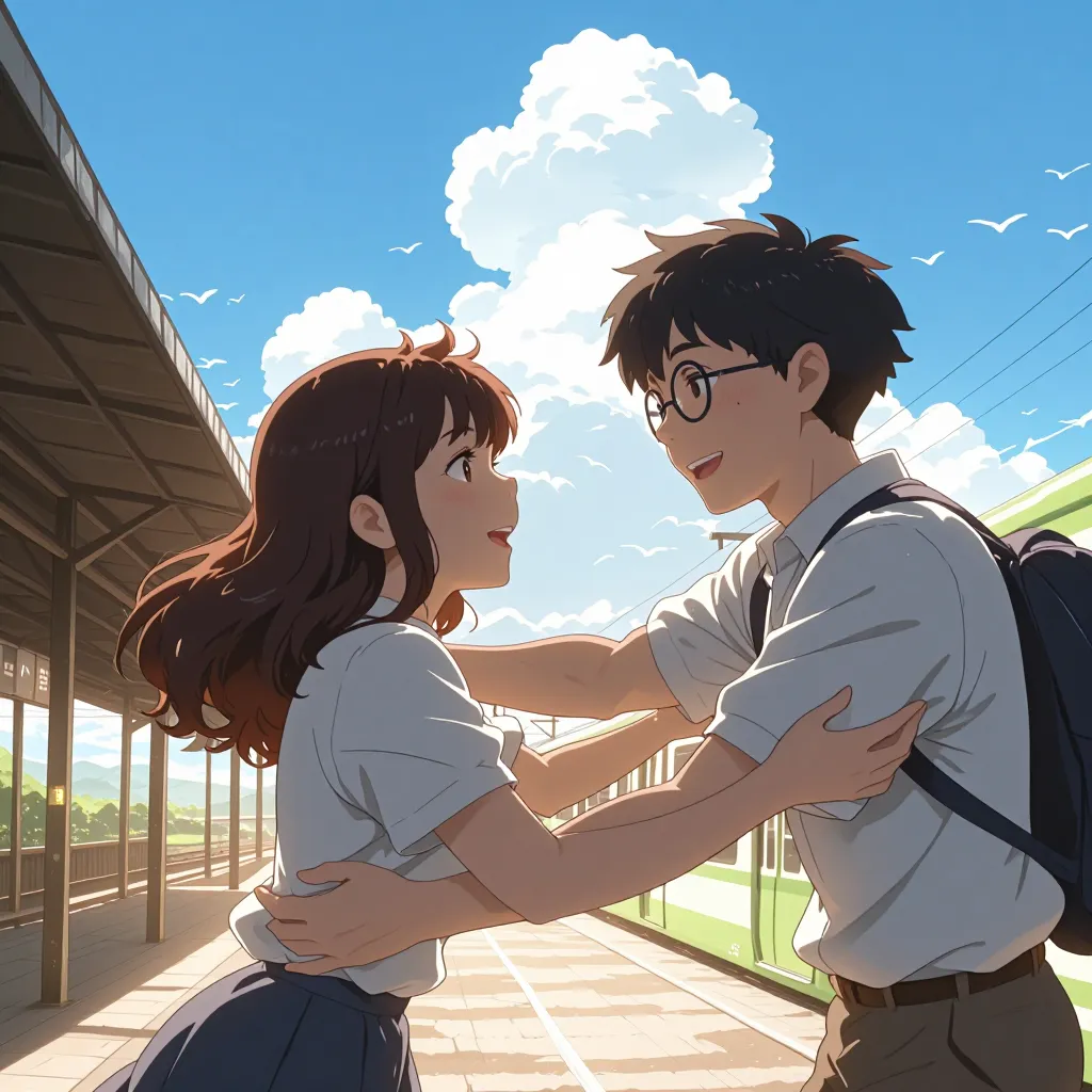 会う 연상 이미지