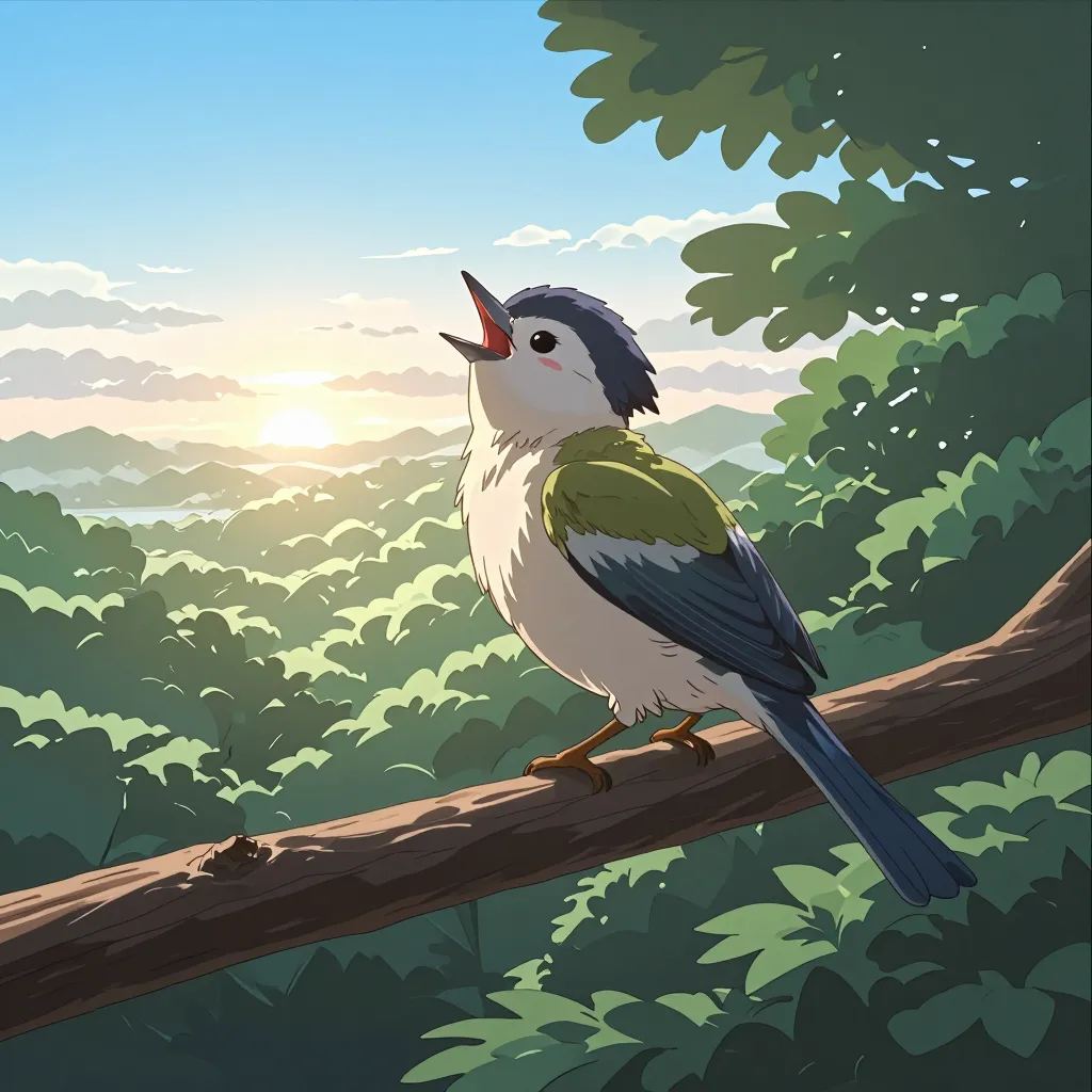 鳴く 연상 이미지
