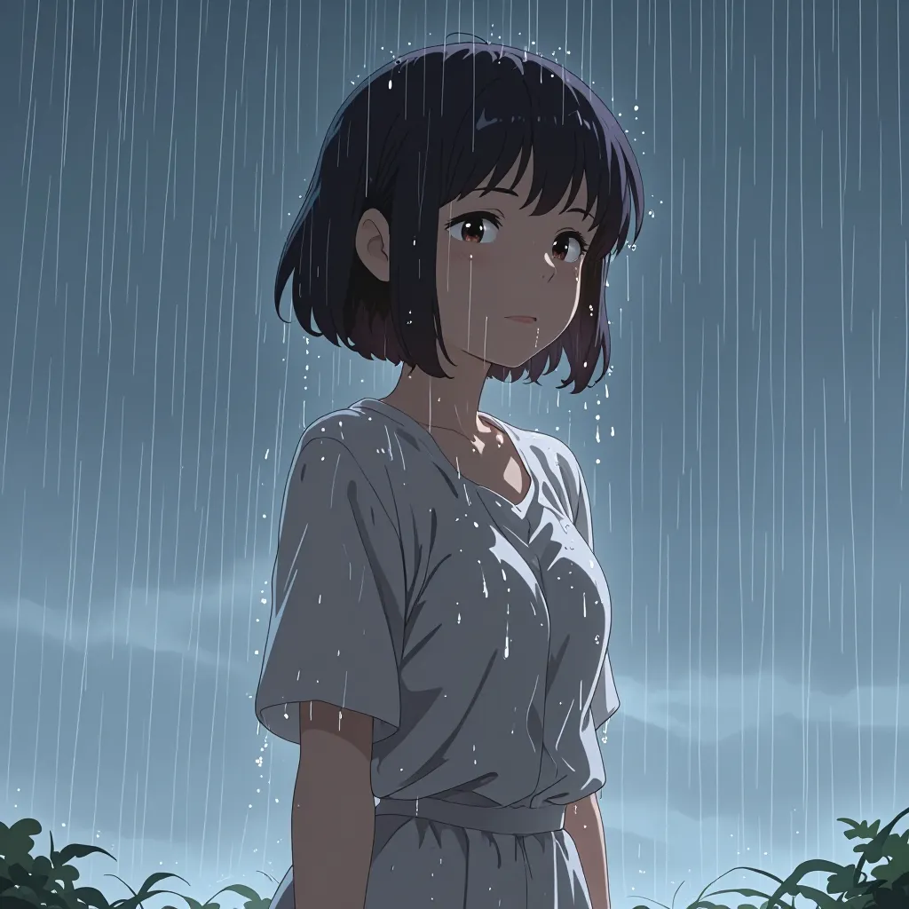 濡れる 연상 이미지
