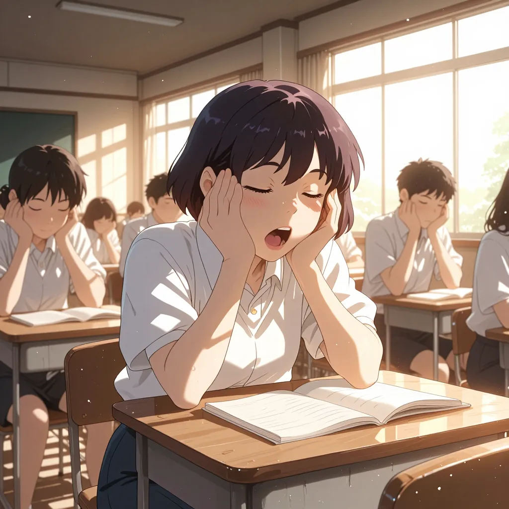 眠い 연상 이미지