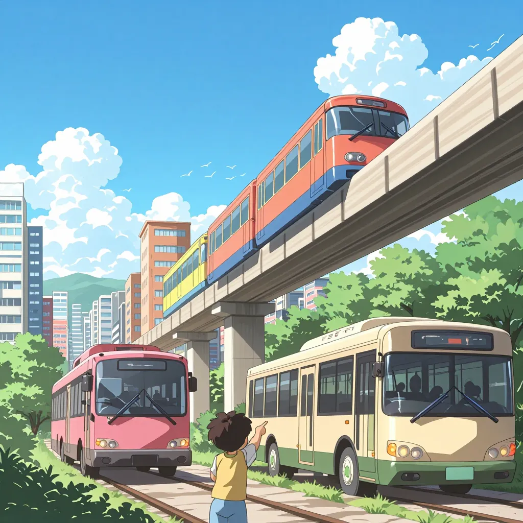 乗り物 연상 이미지