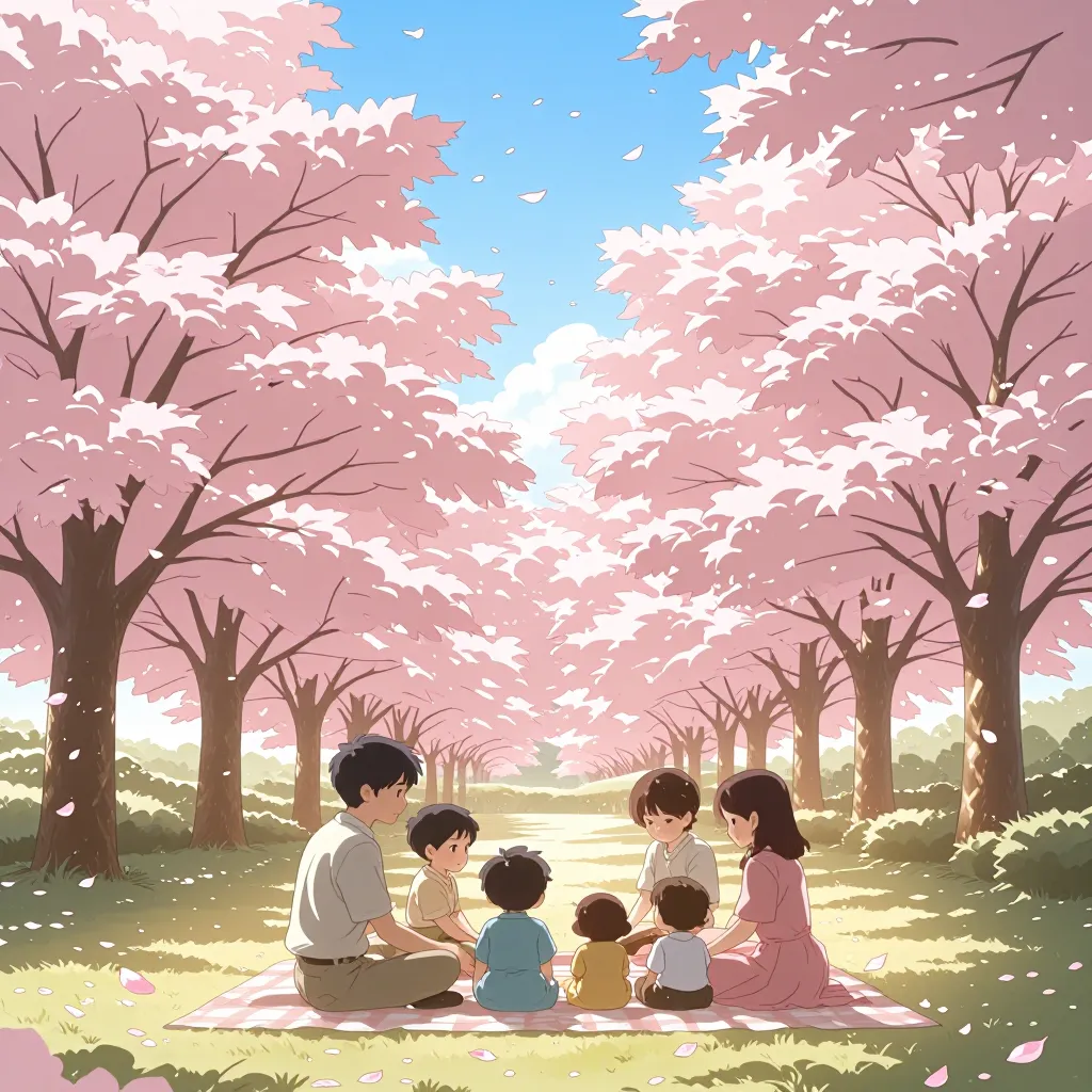 花見 연상 이미지