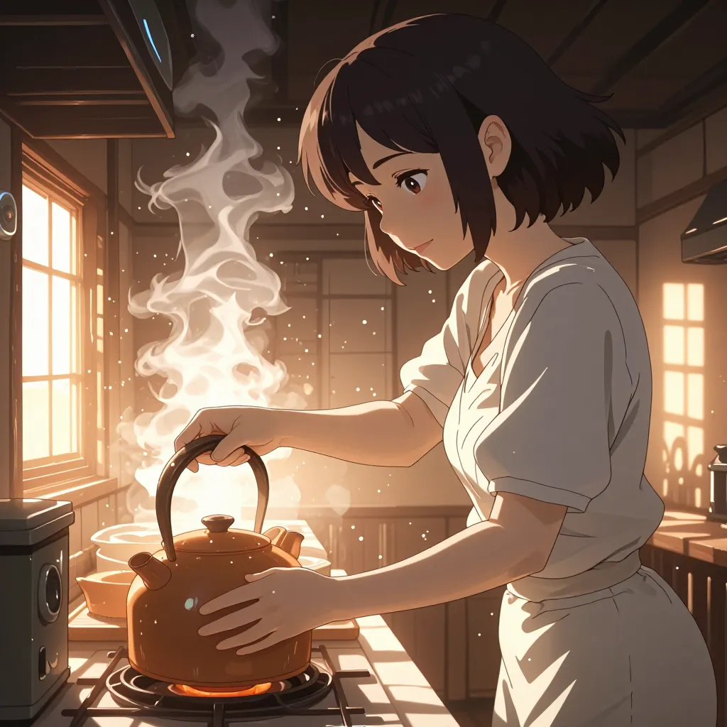沸かす 연상 이미지