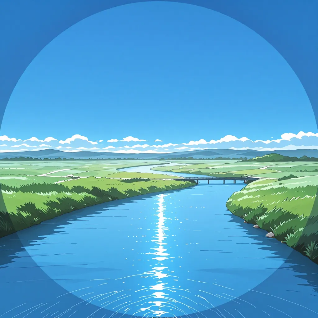 河川 연상 이미지