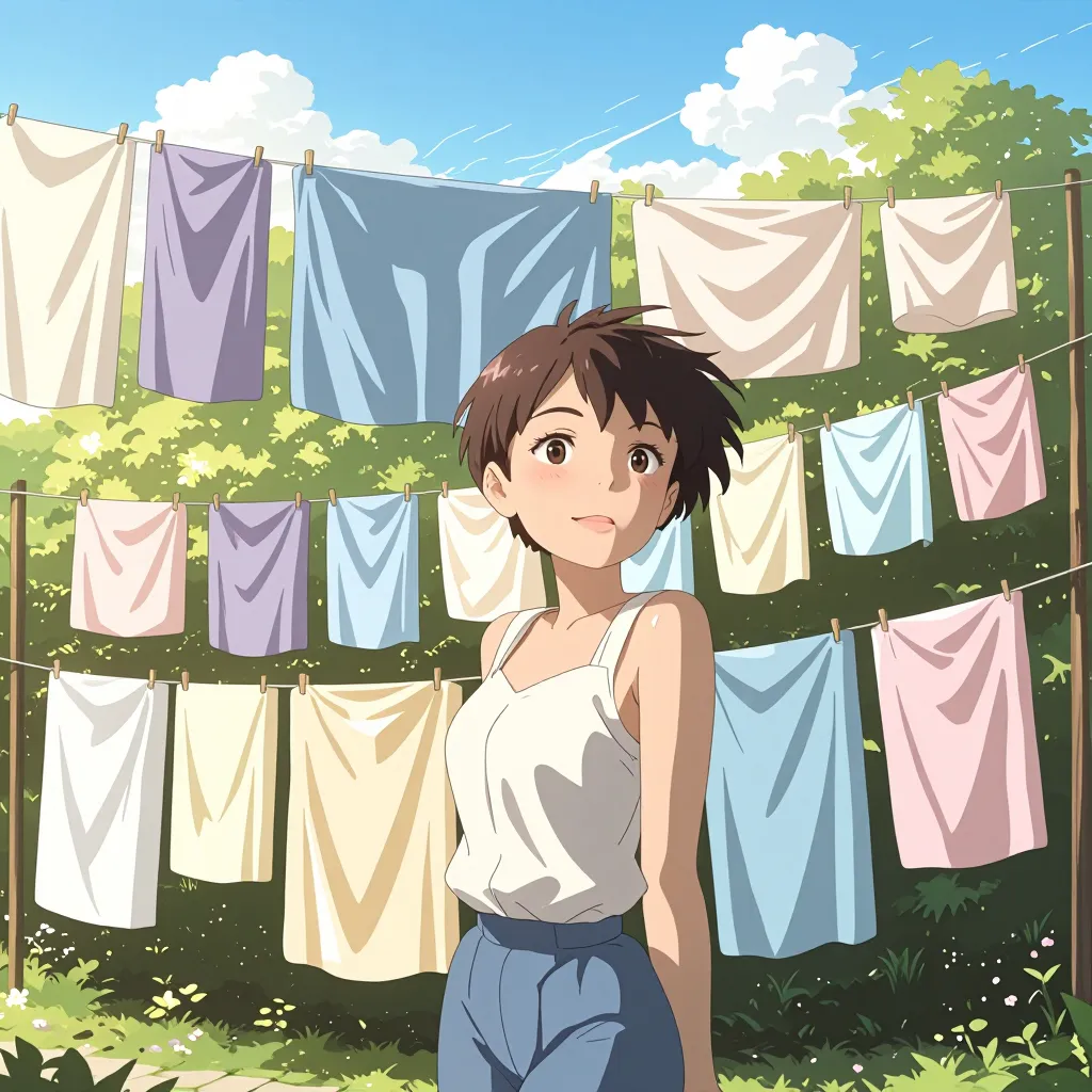 乾かす 연상 이미지