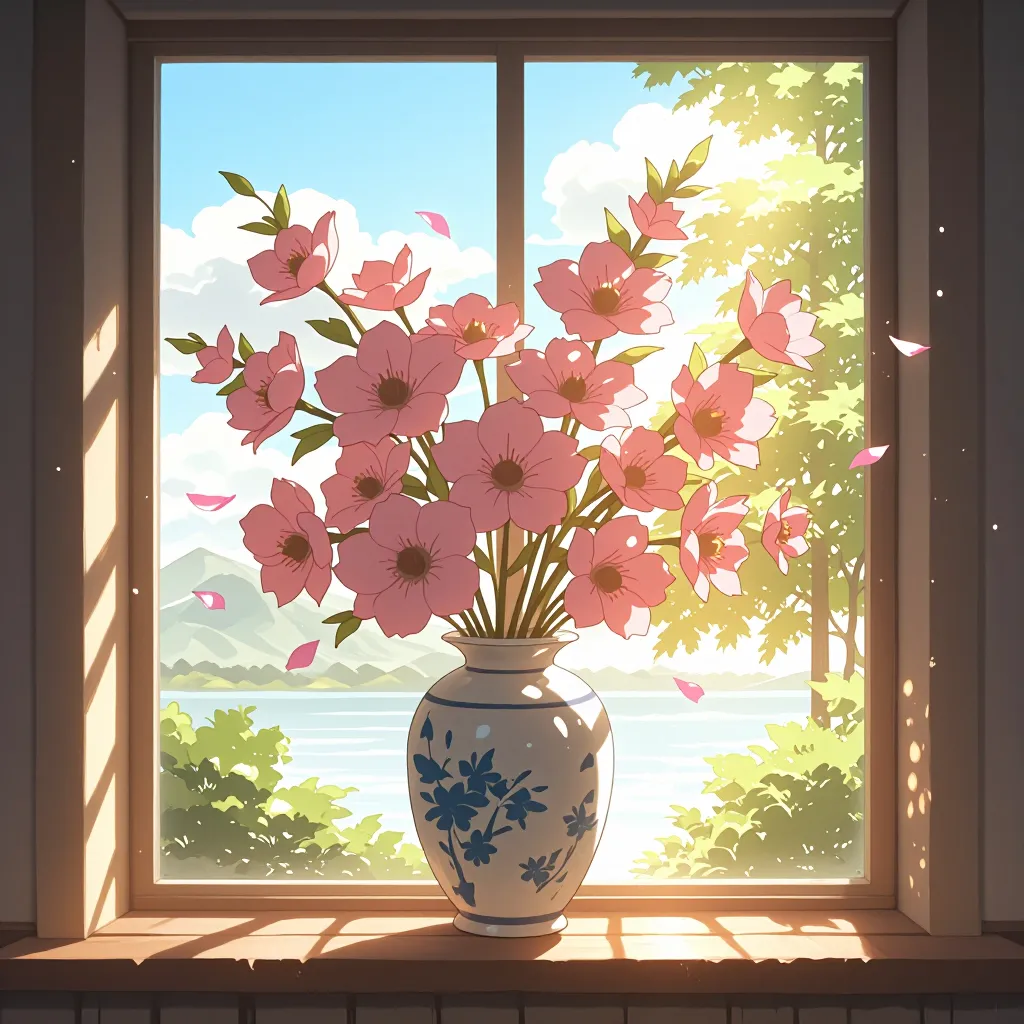 花瓶 연상 이미지