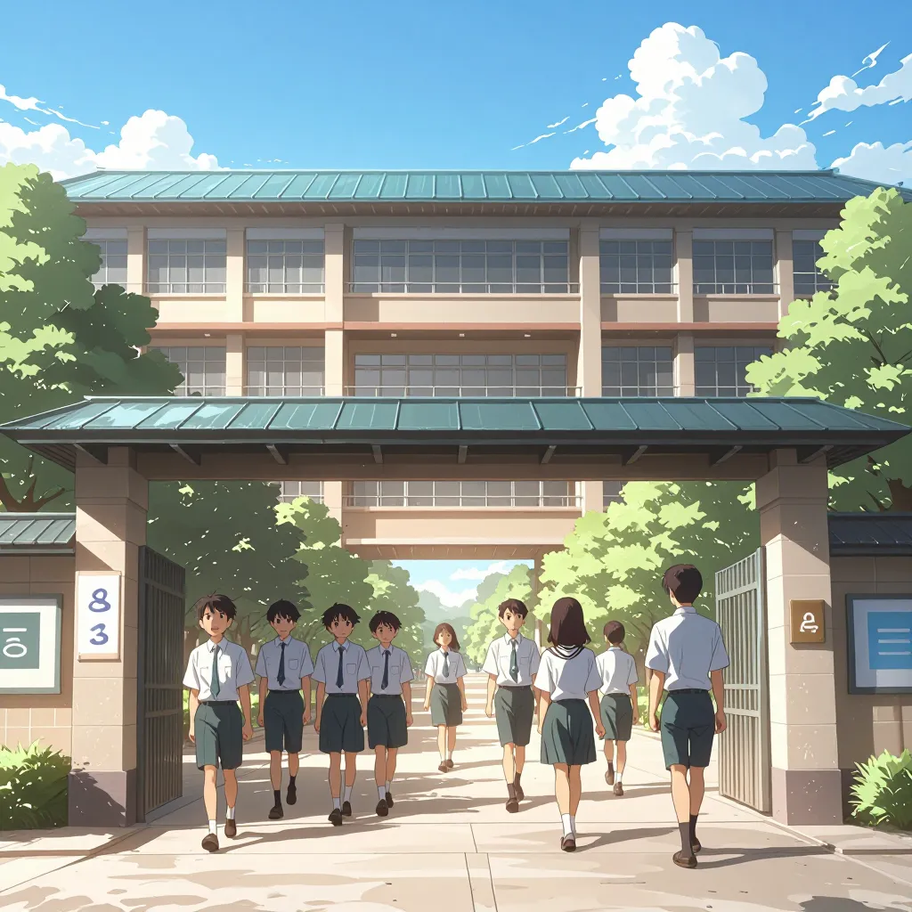 高等学校 연상 이미지