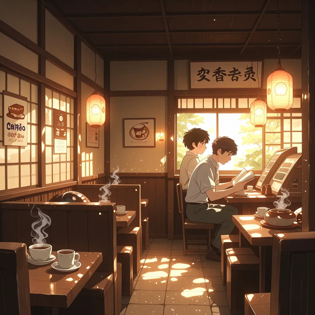 喫茶店 연상 이미지