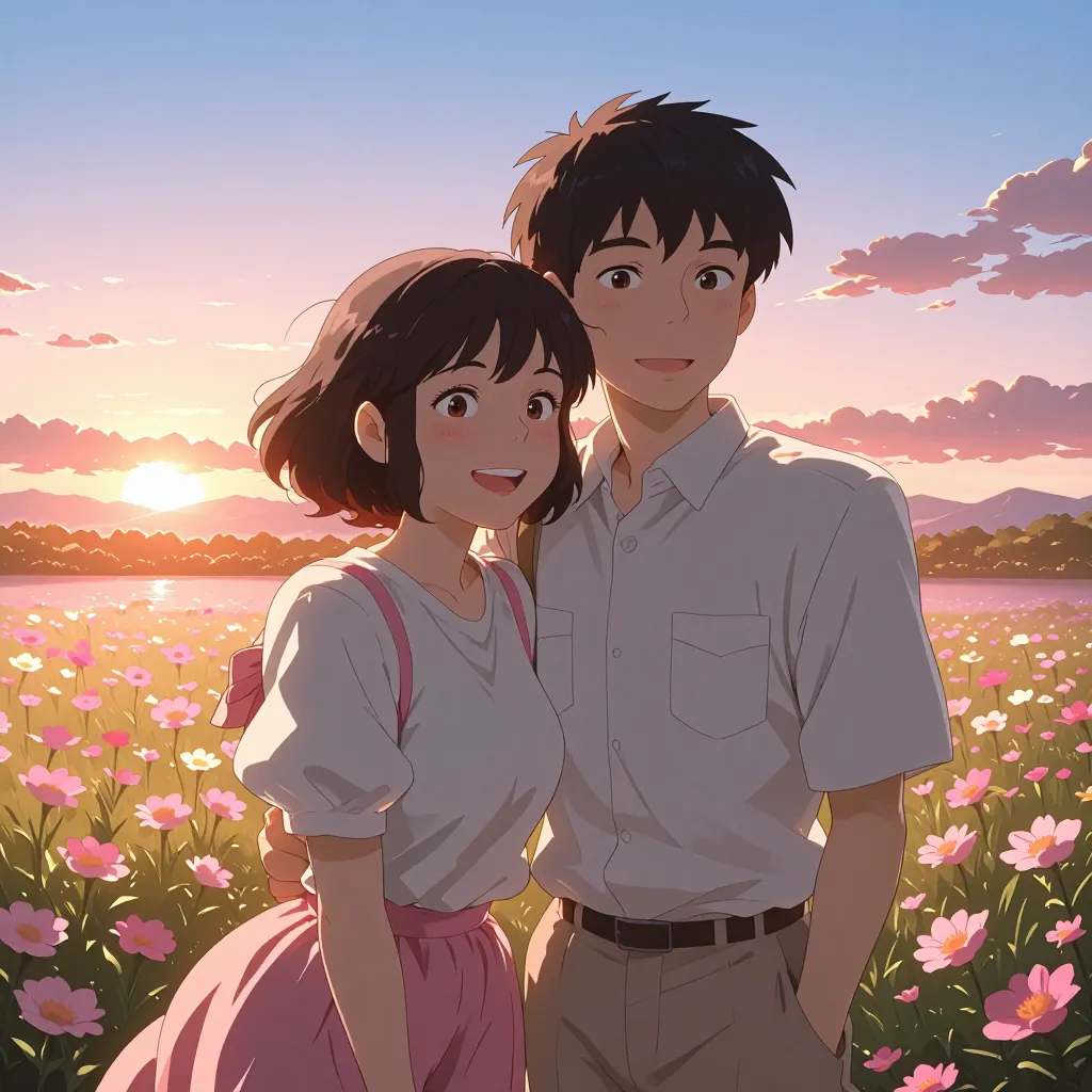 幸せ 연상 이미지
