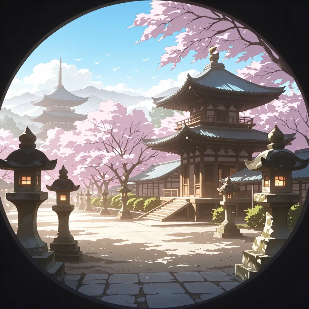 寺院 연상 이미지