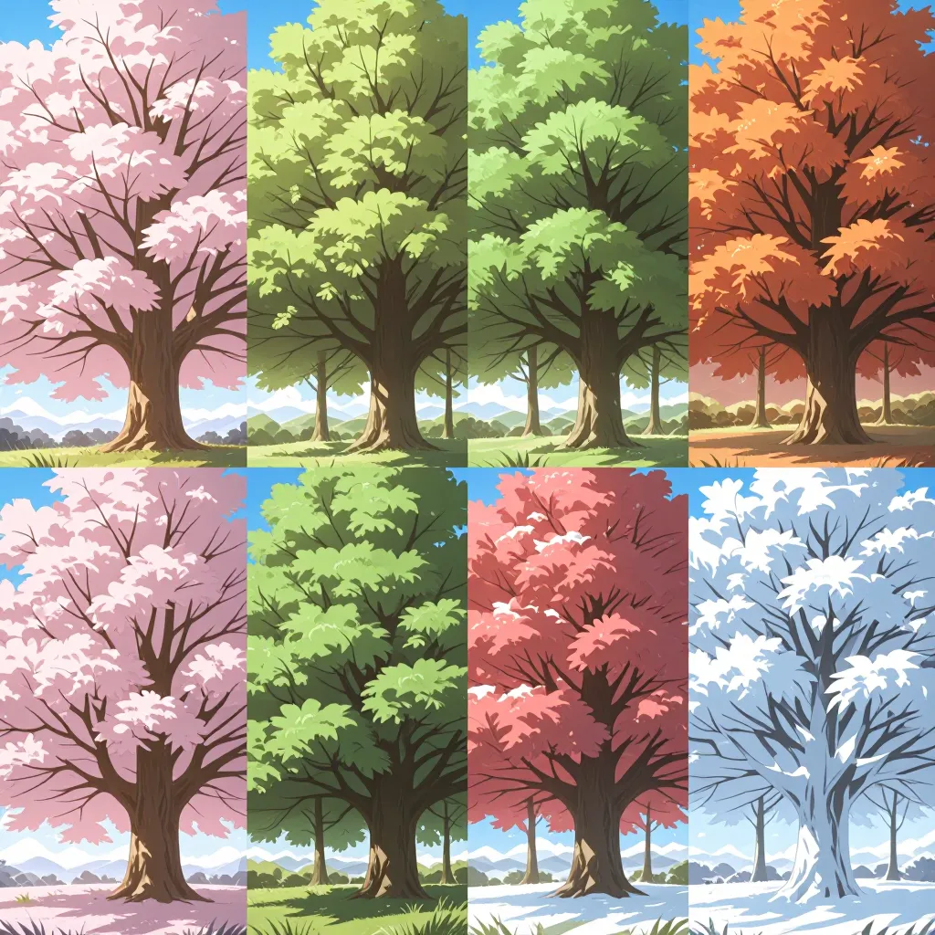 四季 연상 이미지