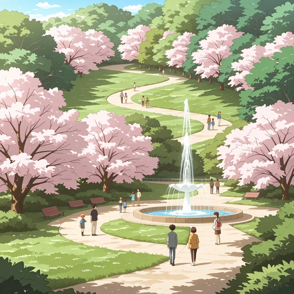 公園 연상 이미지