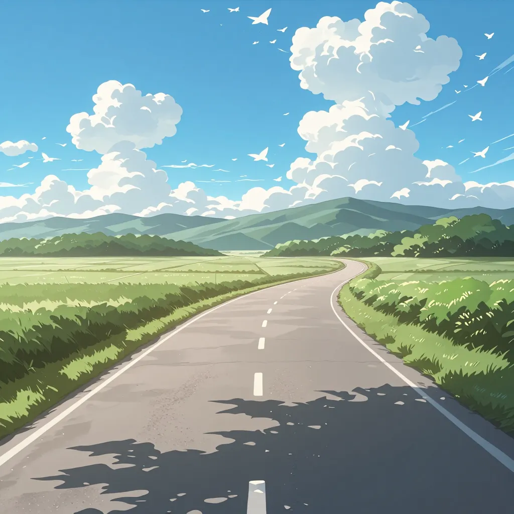 道路 연상 이미지