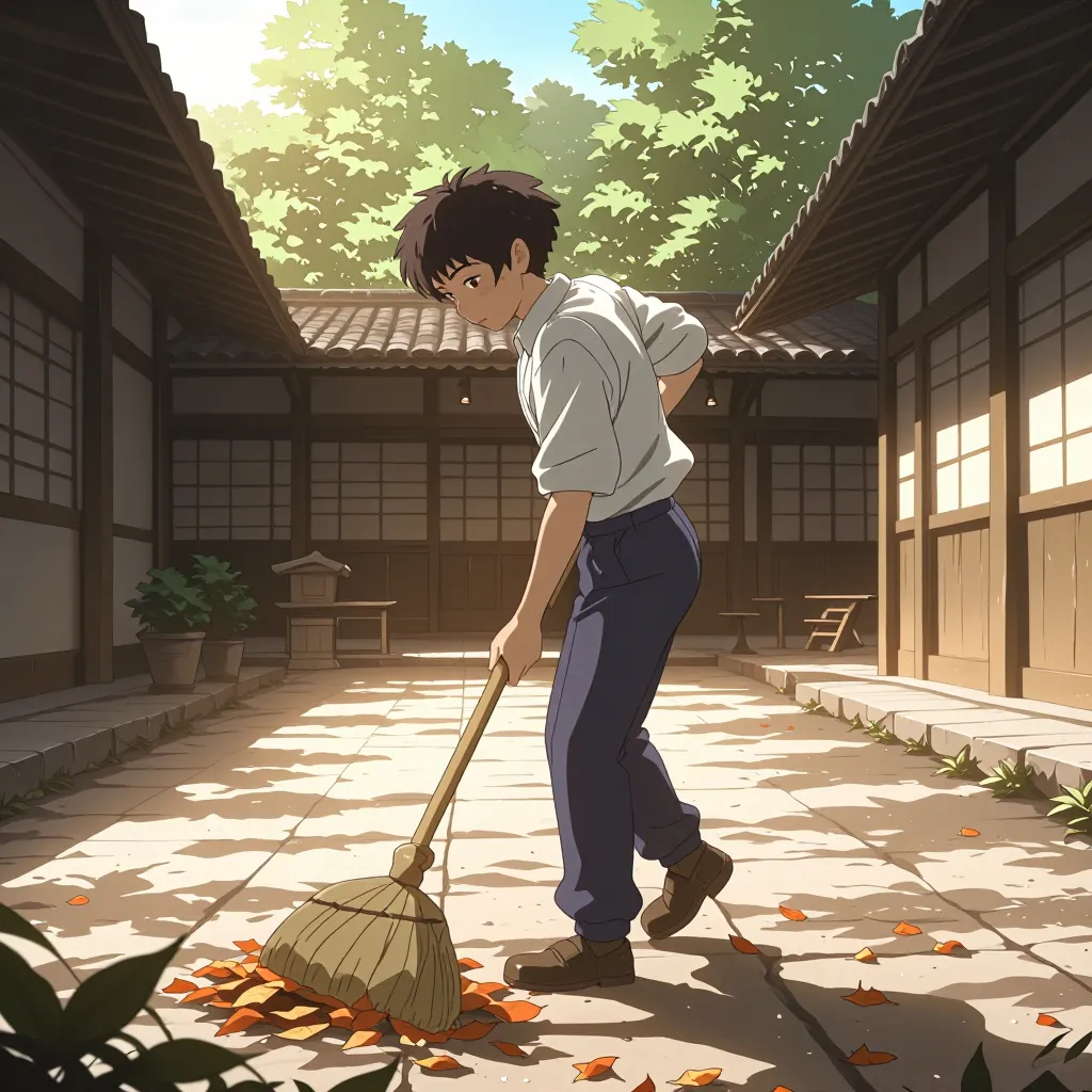 掃く 연상 이미지