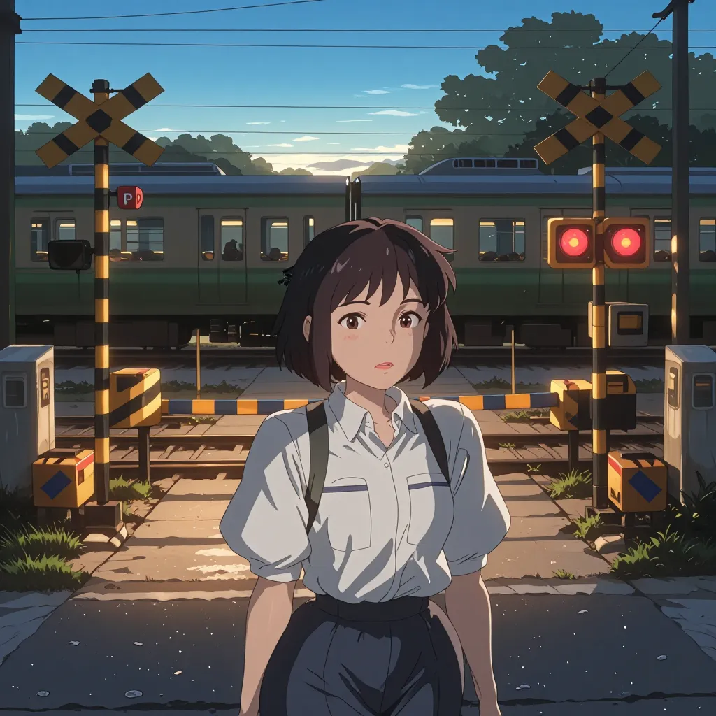 踏(み)切り 연상 이미지