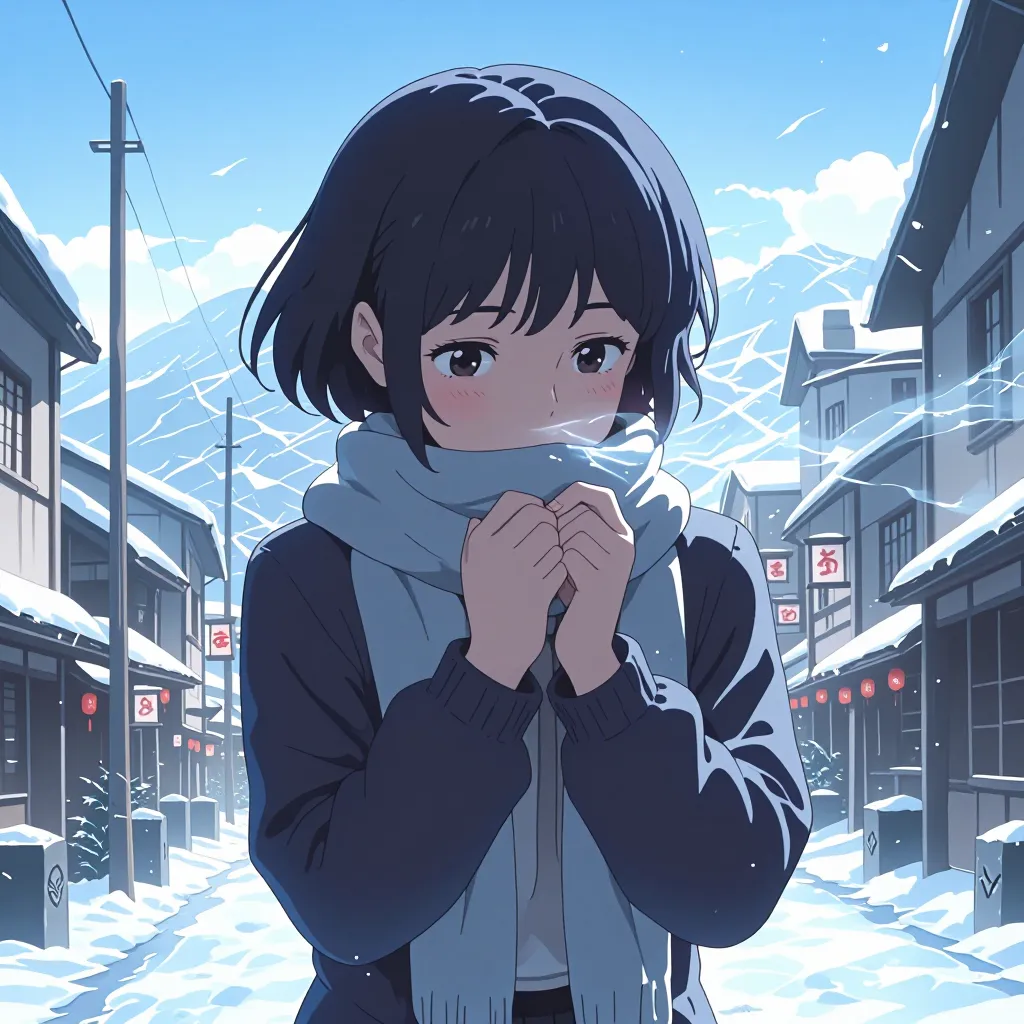寒い 연상 이미지