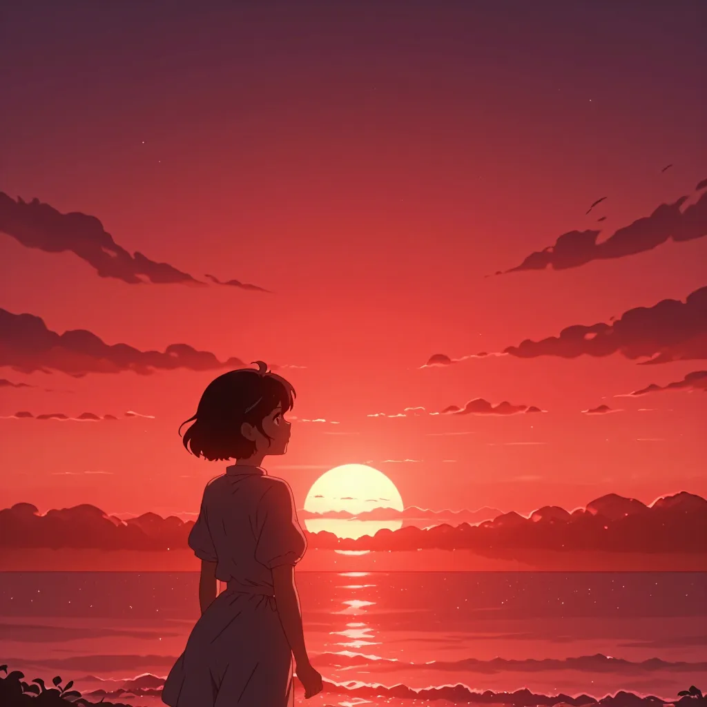 夕日 연상 이미지