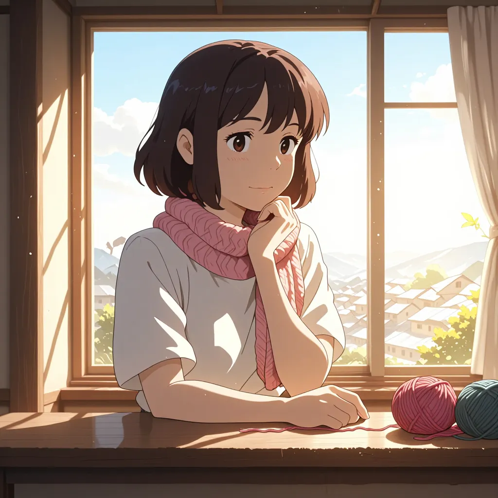 編(み)物 연상 이미지