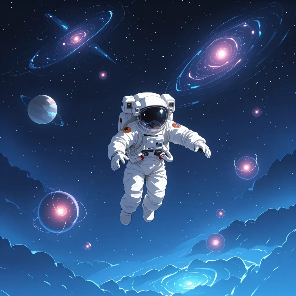 宇宙 연상 이미지