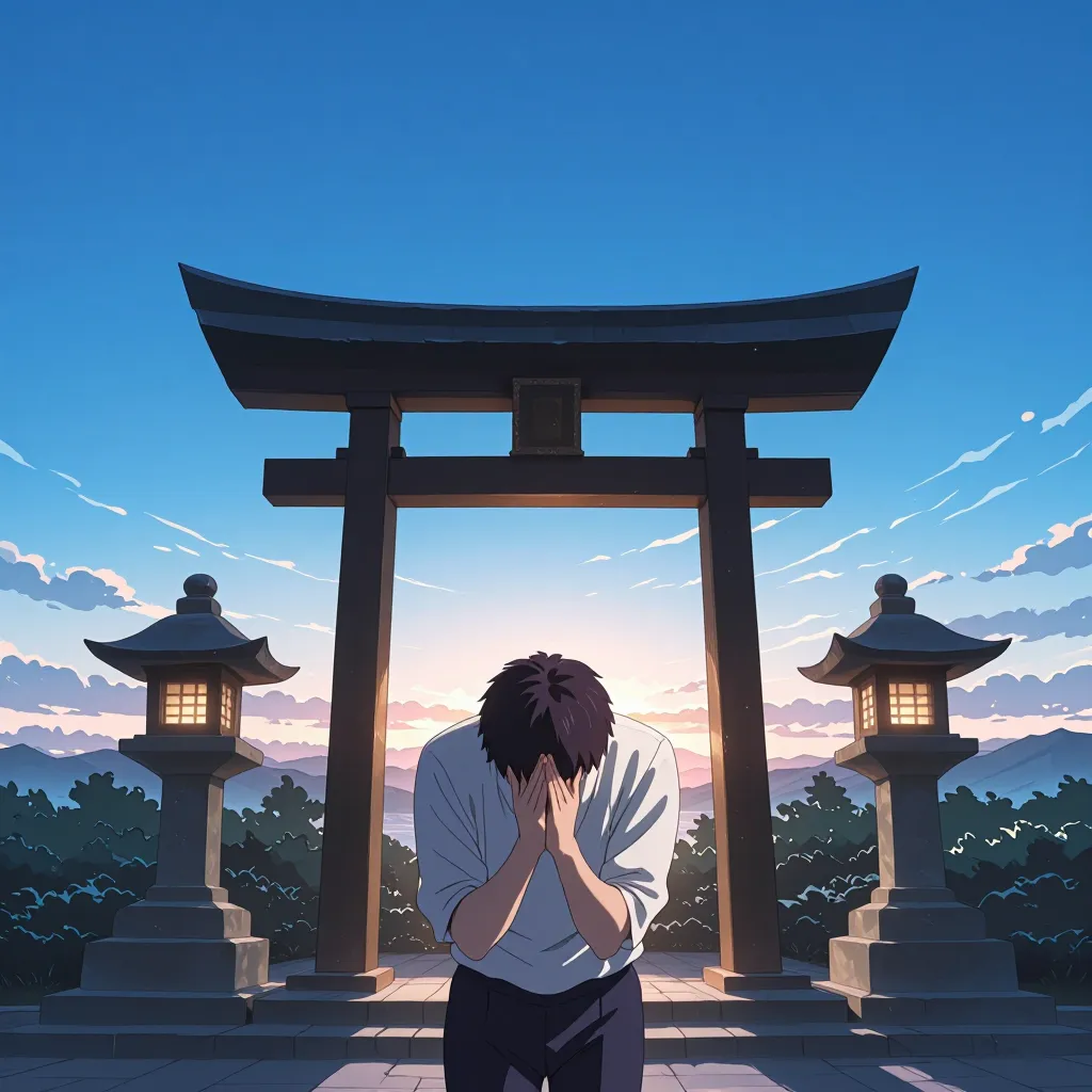 拝む 연상 이미지