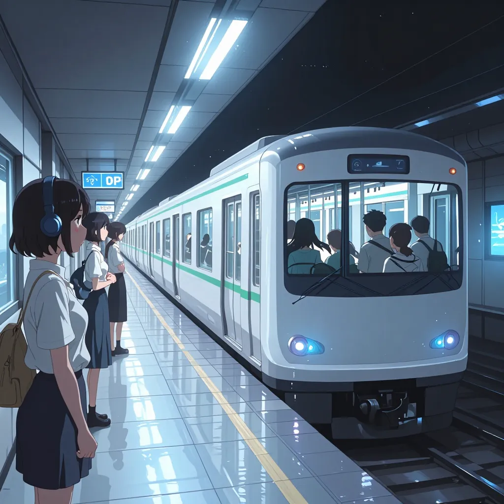 地下鉄 연상 이미지