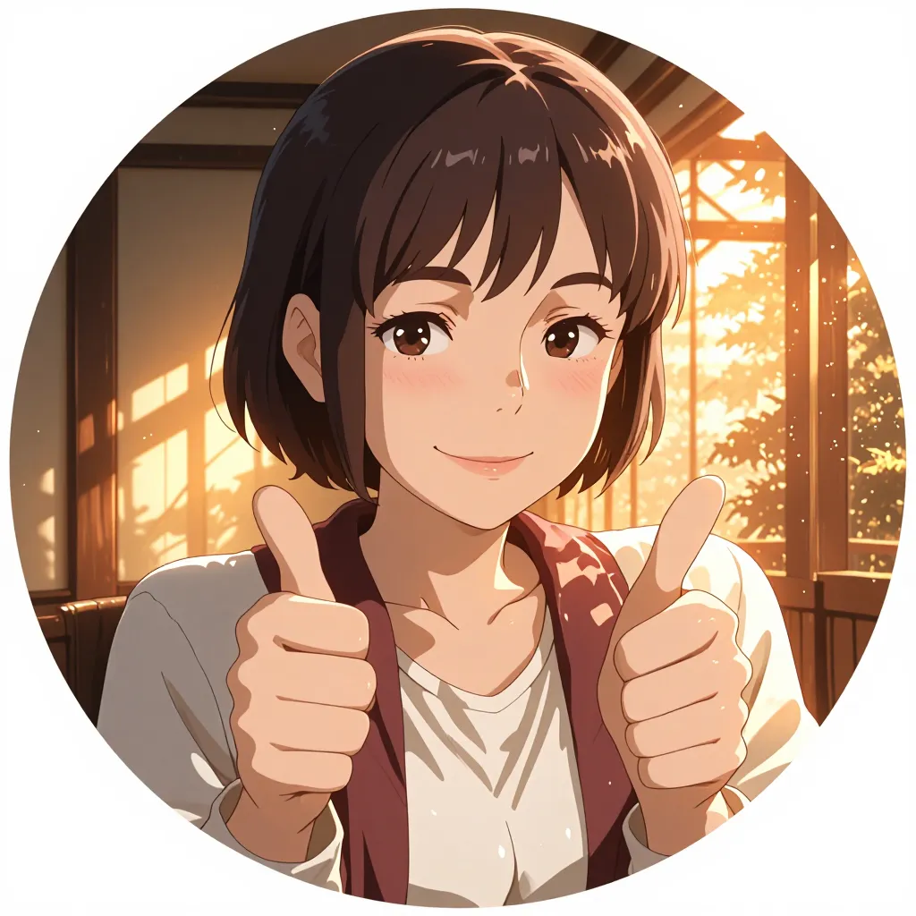 肯定 연상 이미지