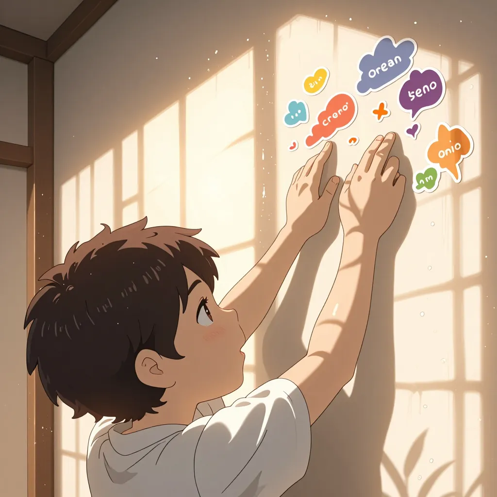 つける 연상 이미지