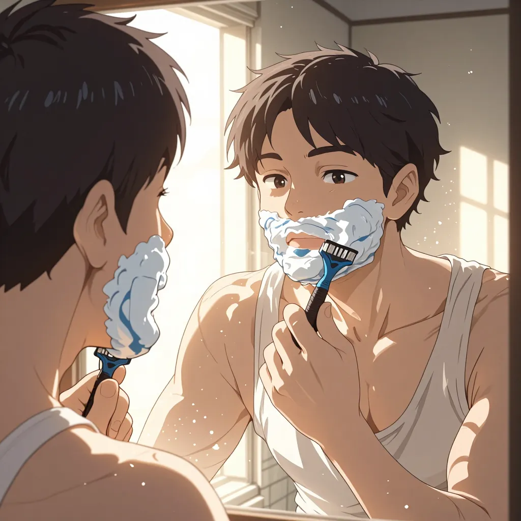 剃る 연상 이미지