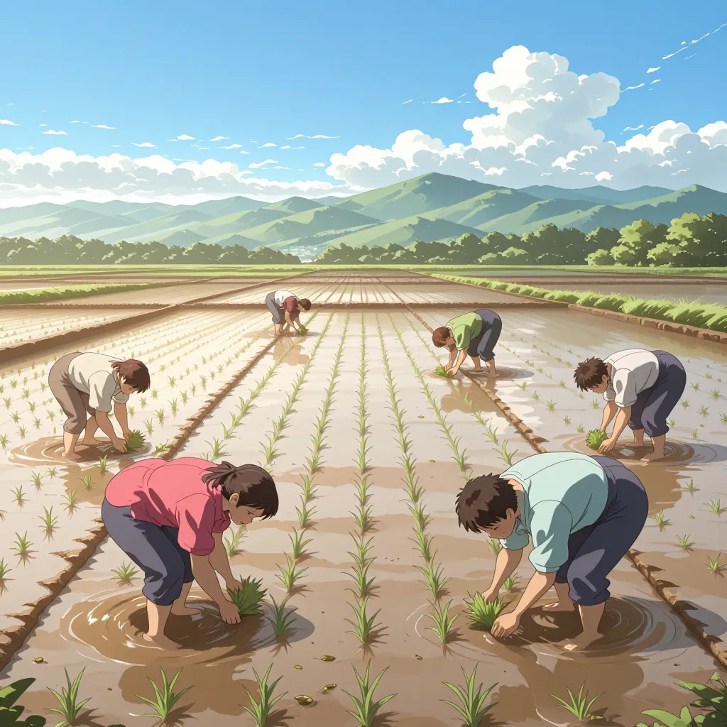 田植え 연상 이미지