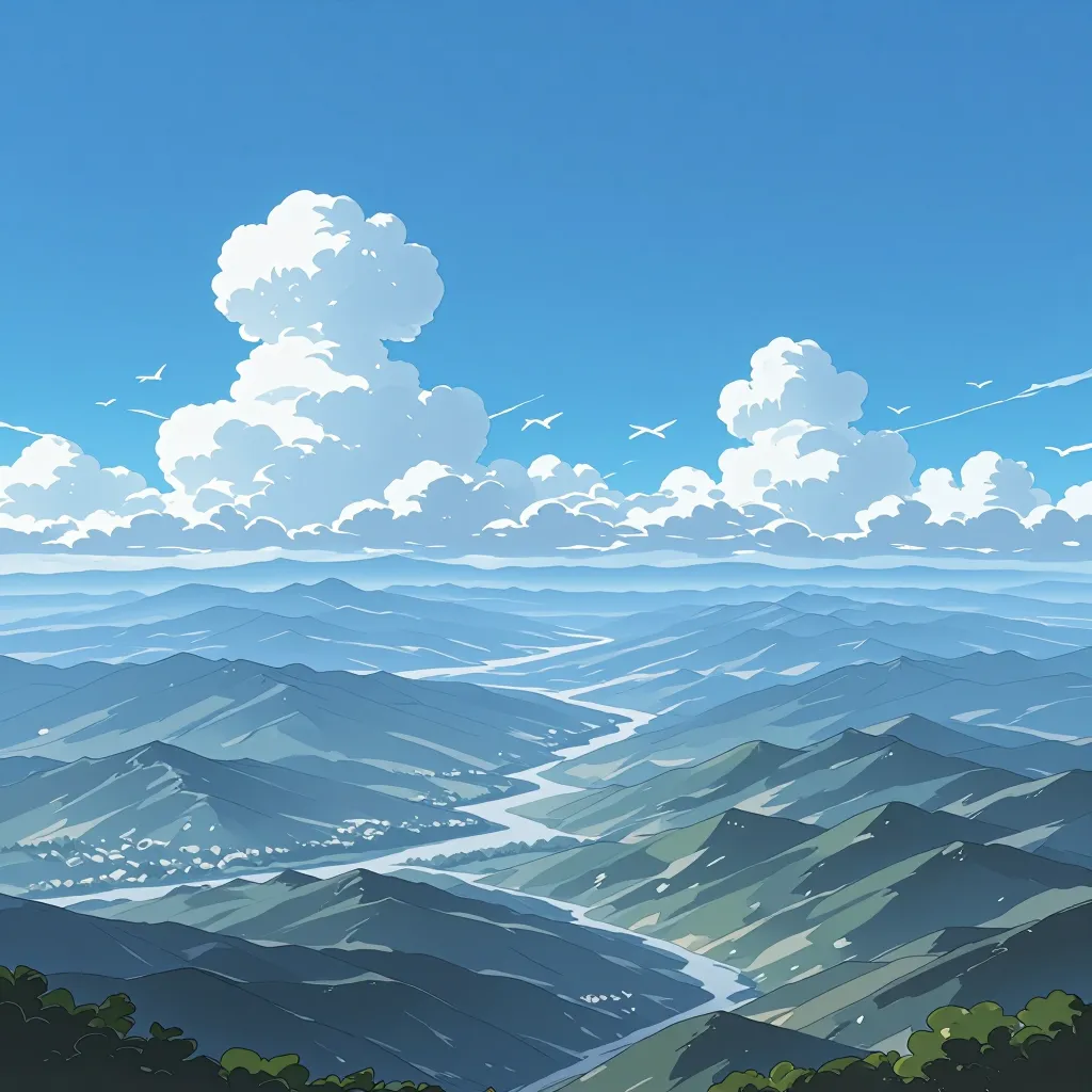 眺め 연상 이미지