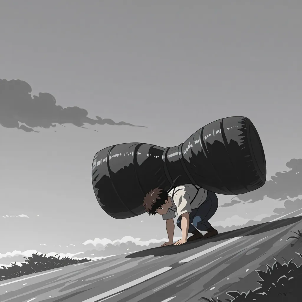 負担 연상 이미지
