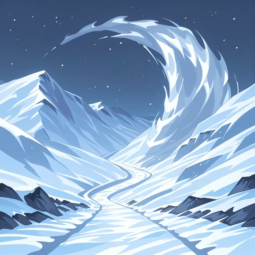 吹雪 연상 이미지