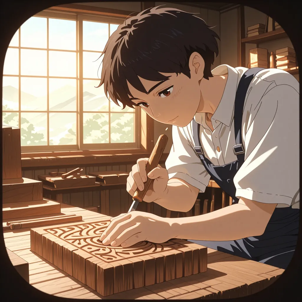 彫る 연상 이미지