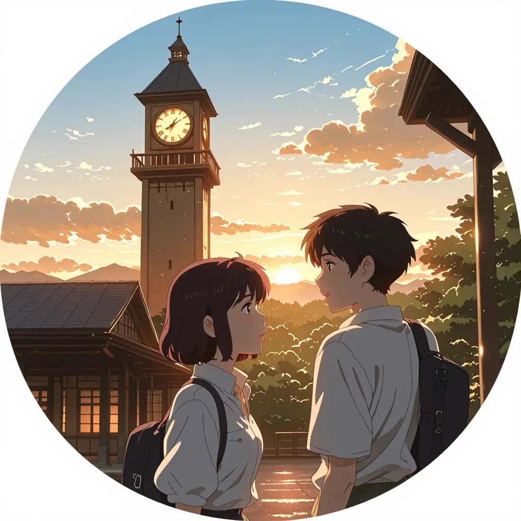 待ち合わせる 연상 이미지