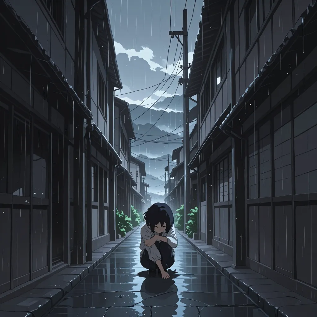 惨め 연상 이미지
