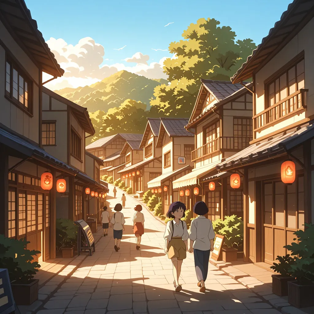 町 연상 이미지