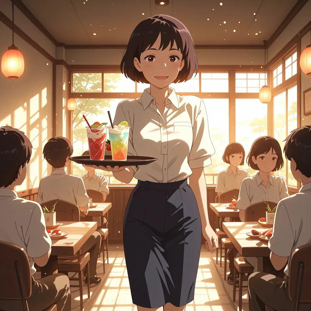 ウエートレス 연상 이미지