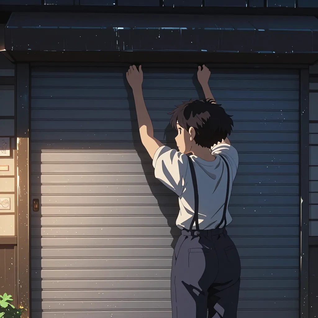 シャッター 연상 이미지