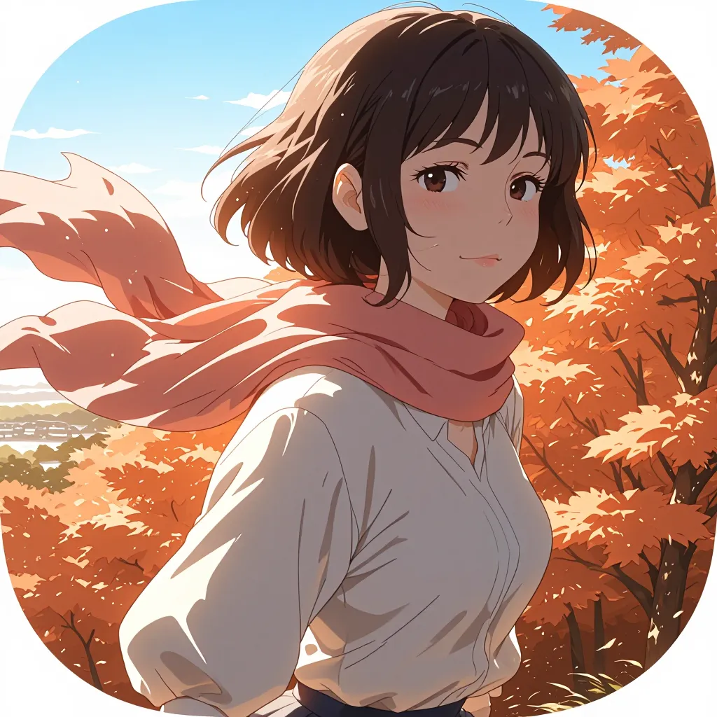 スカーフ 연상 이미지