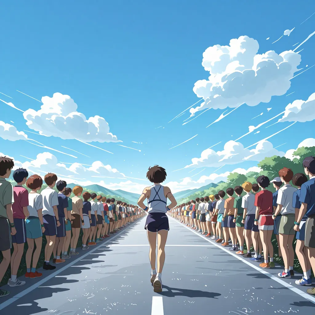 マラソン 연상 이미지