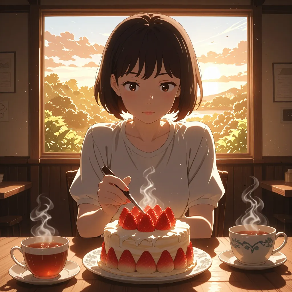 ケーキ 연상 이미지