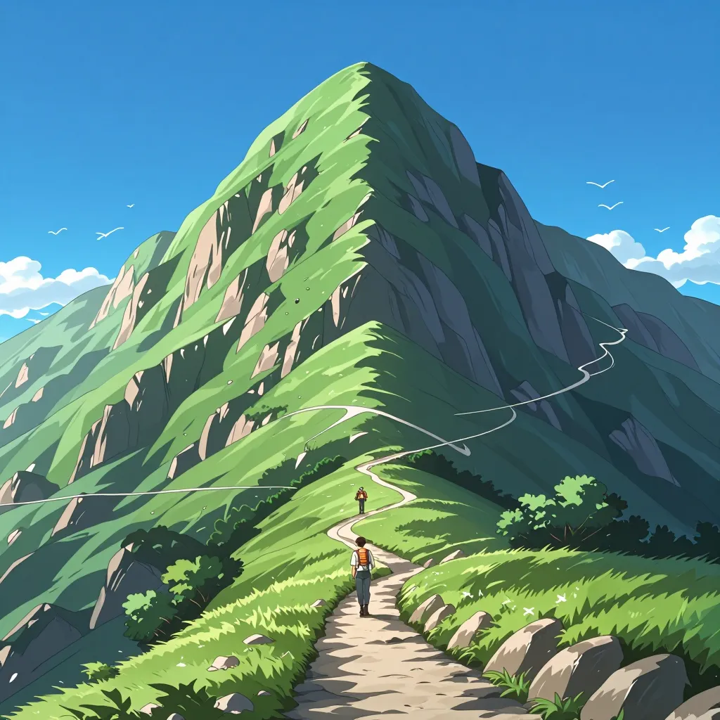 山 연상 이미지