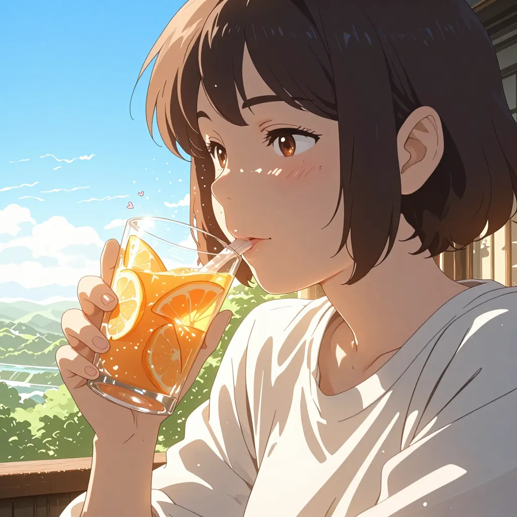 ジュース 연상 이미지