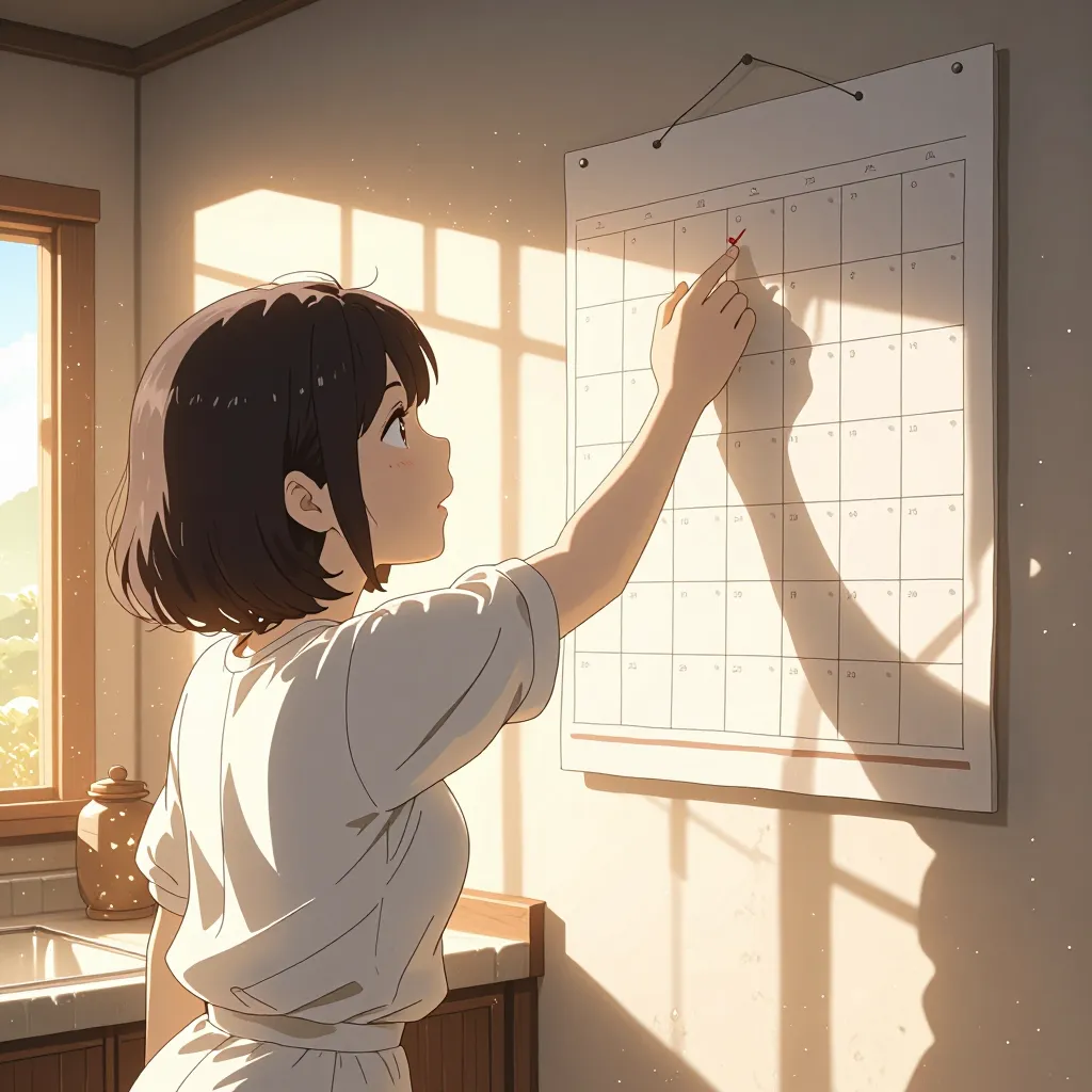 カレンダー 연상 이미지