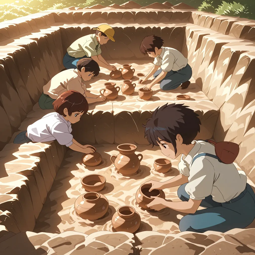 考古学 연상 이미지