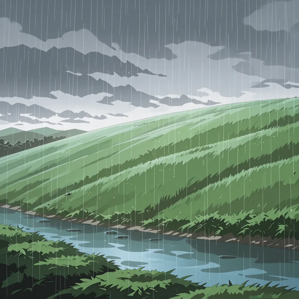 降水 연상 이미지