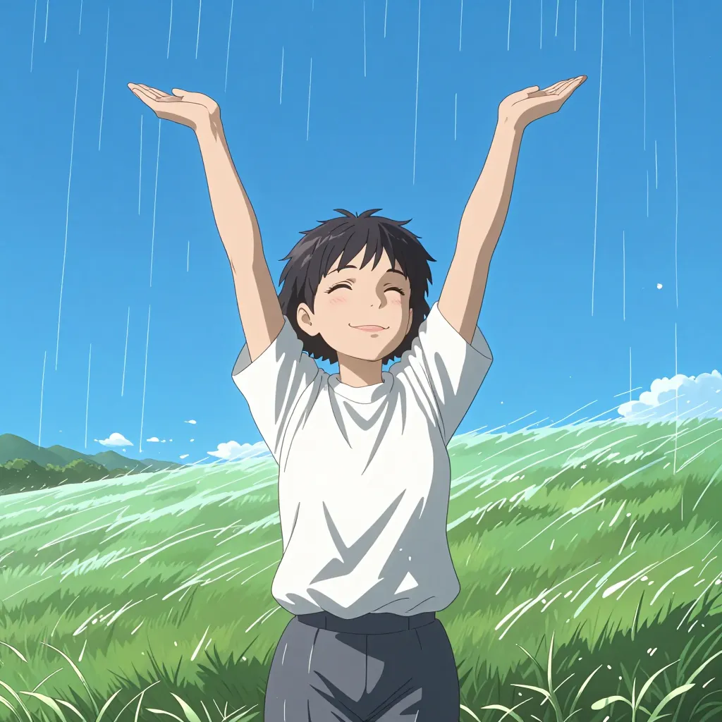 さっぱりする 연상 이미지