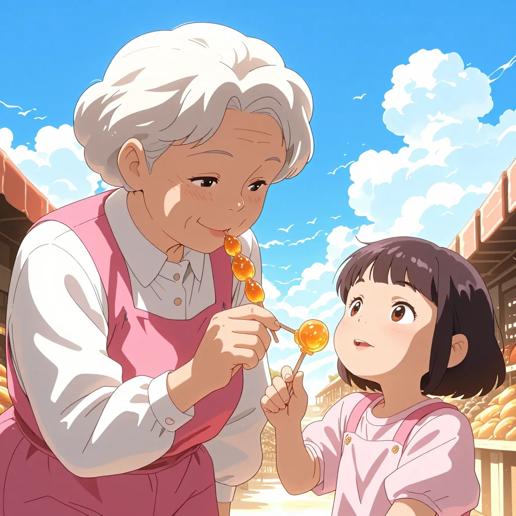 飴 연상 이미지