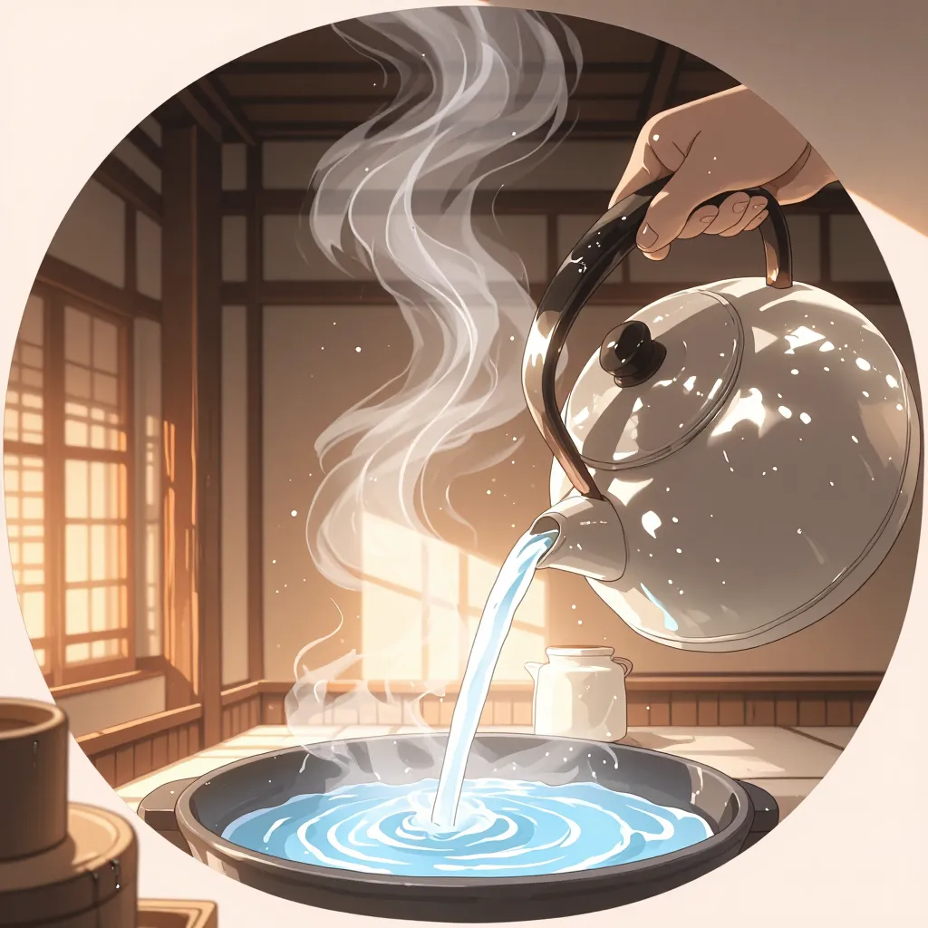 熱湯 연상 이미지