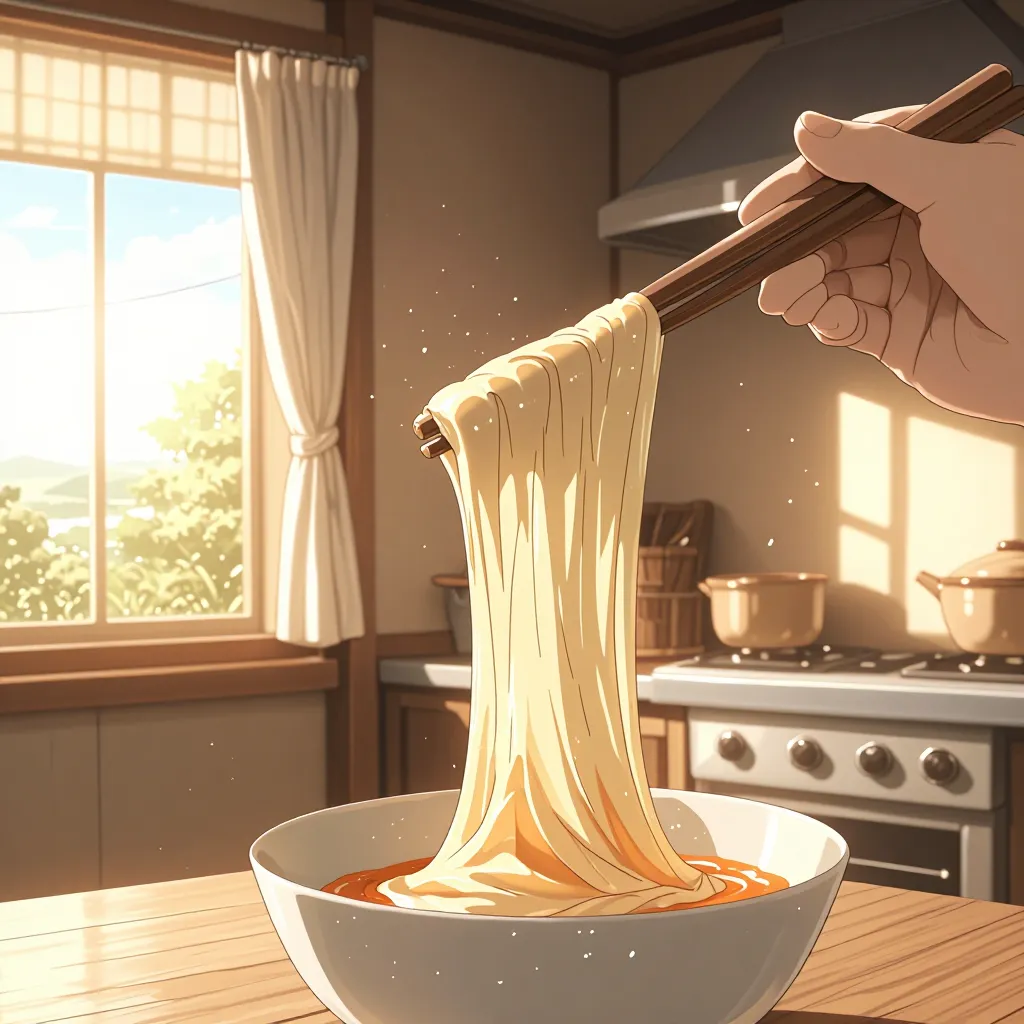 粘り 연상 이미지